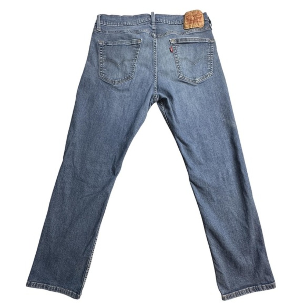 Levis 559 Jeans Mens 34x32 (34x29) Medium Blue Relaxed Straight Denim‎ Stretch